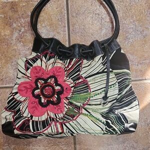 Brighton Embroidery Floral Patterned Women's Bag